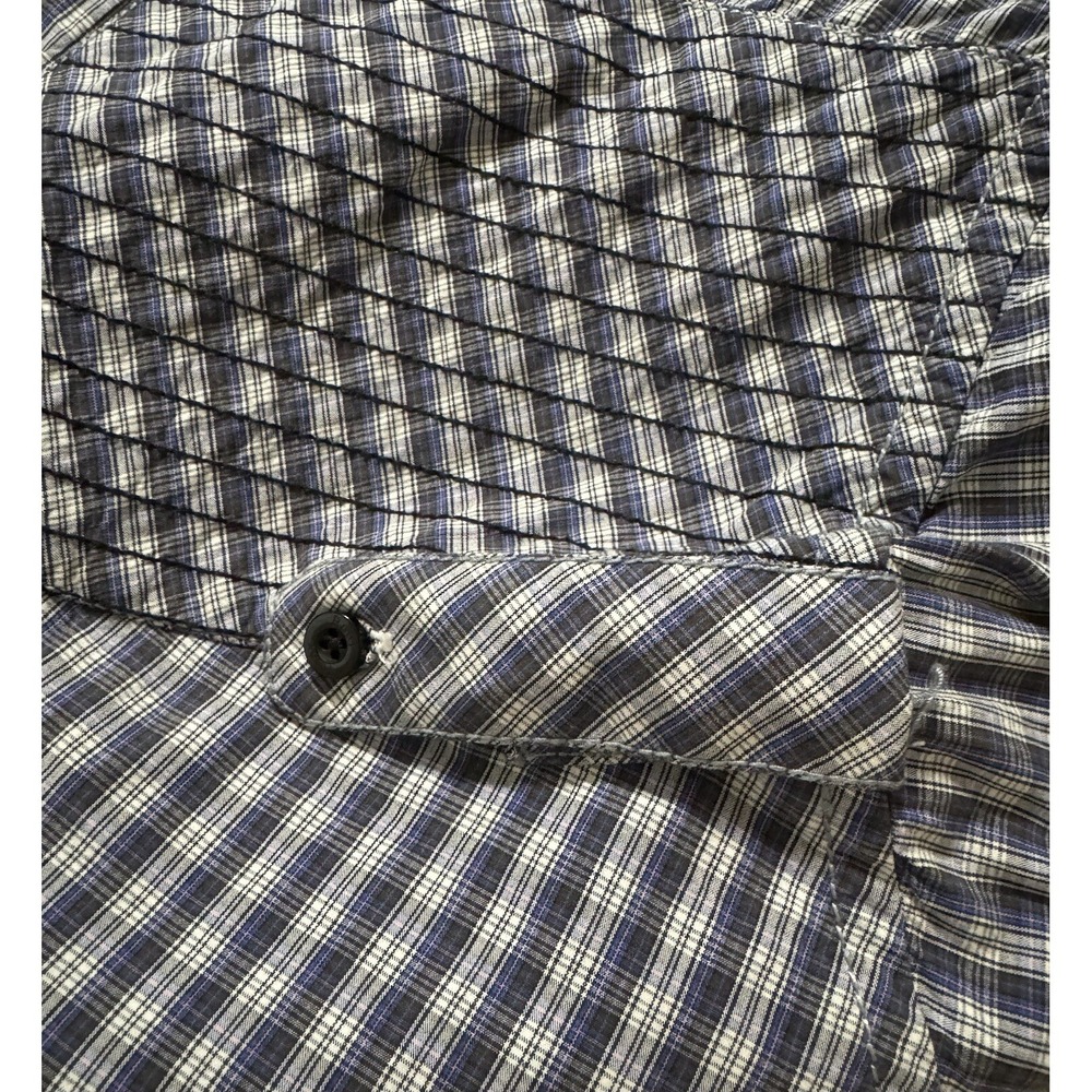 Roar Mens Rockabilly Shirt L Embroidered Button Up Grunge Alternative - Picture 5 of 10